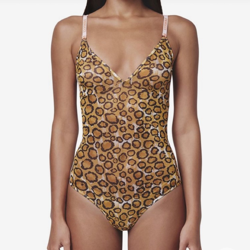 Rare Fiorucci Animal Print Bodysuit